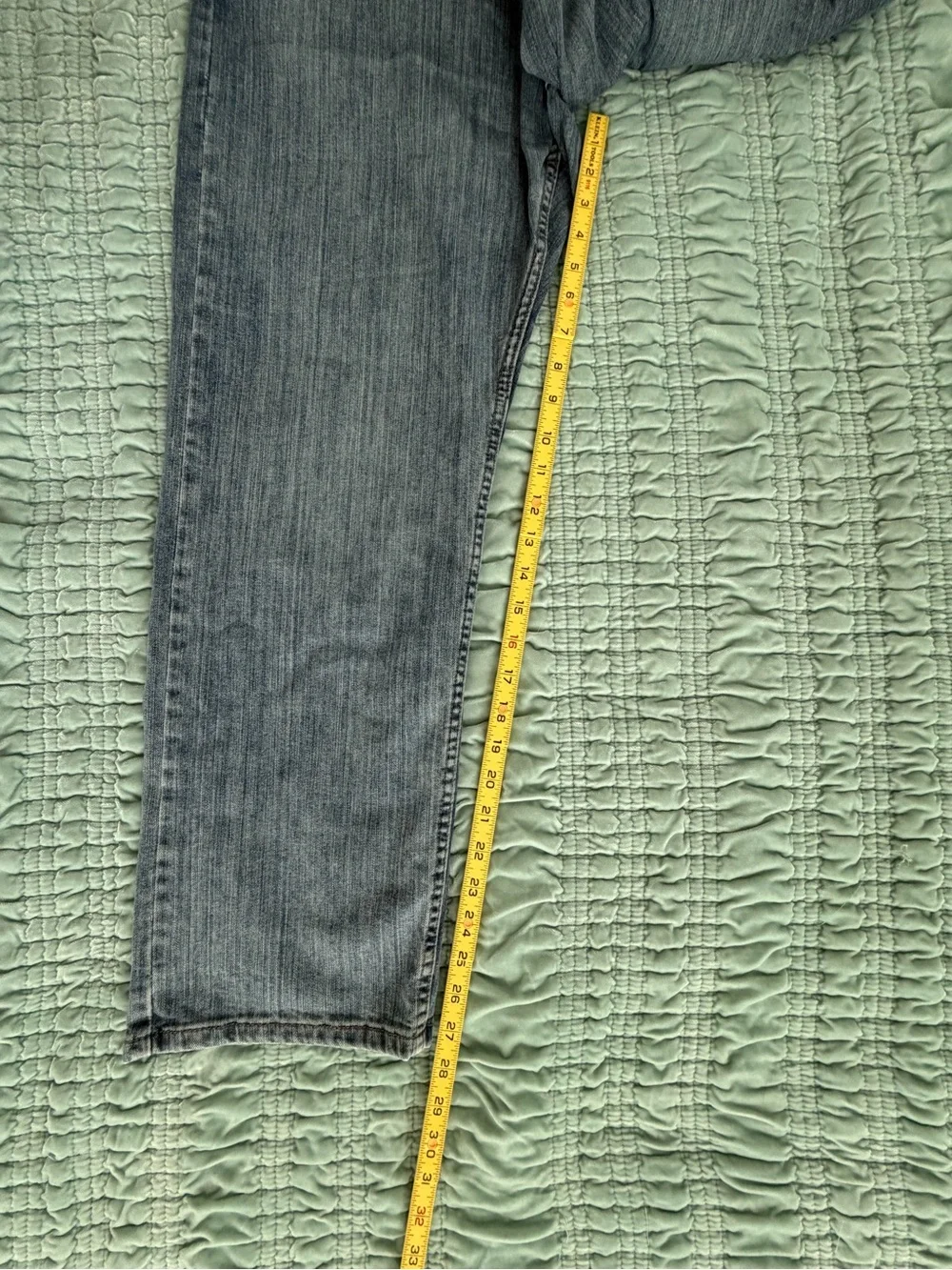 Wrangler Men’s Light Wash Straight Jeans 36/29